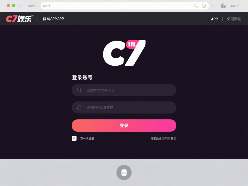 登录账号：打开C7娱乐的官方网站或APP，使用你的